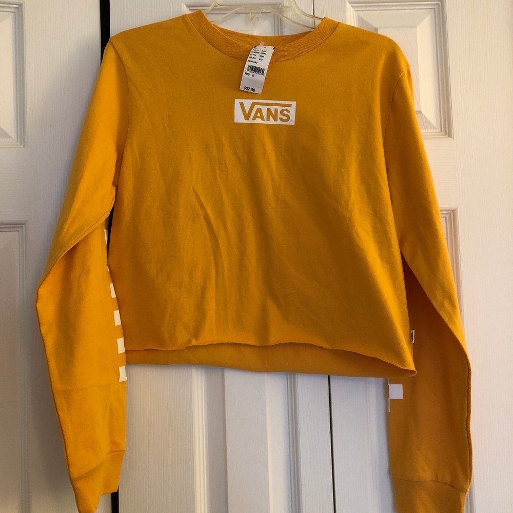 Yellow Vans Long Sleeve Shirt